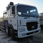 Hyundai HD250 6x4 с крановой установкой Soosan SCS 746L