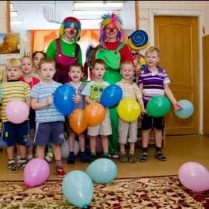 Клоун на день рождения 300 рублей
