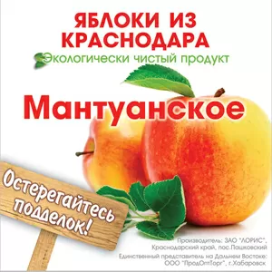 Яблоки из Краснодара