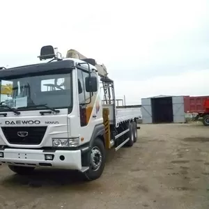 КМУ Yourim KYC1716L на базе бортового грузовика Daewoo Ultra Novus