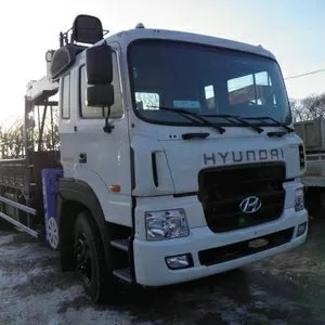 Hyundai HD250 6x4 с крановой установкой Soosan SCS 746L