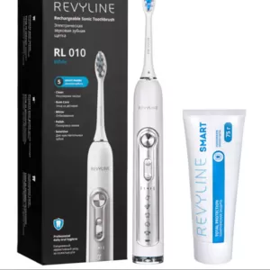 Набор зубная щетка Revyline RL010 White и зубная паста Смарт