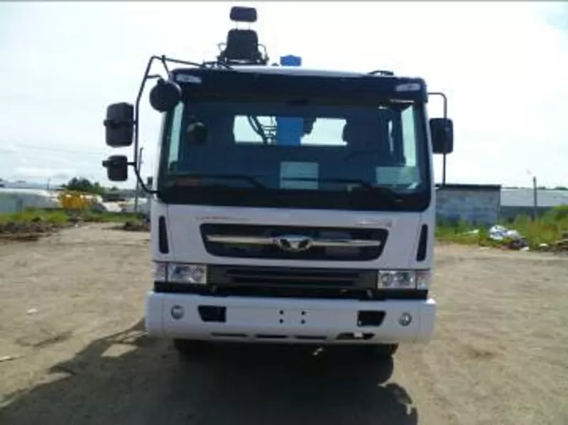 грузовик Daewoo 6x4 с крановой установкой Yourim KYC1025S  3
